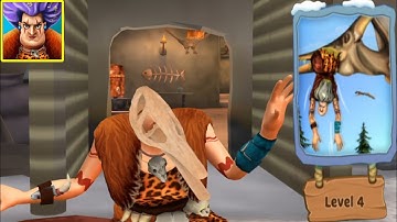 Scary Teacher Stone Age V 2.7 - Chapter 2 Dino Dash:  Level 4