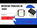Solved problems on ic555