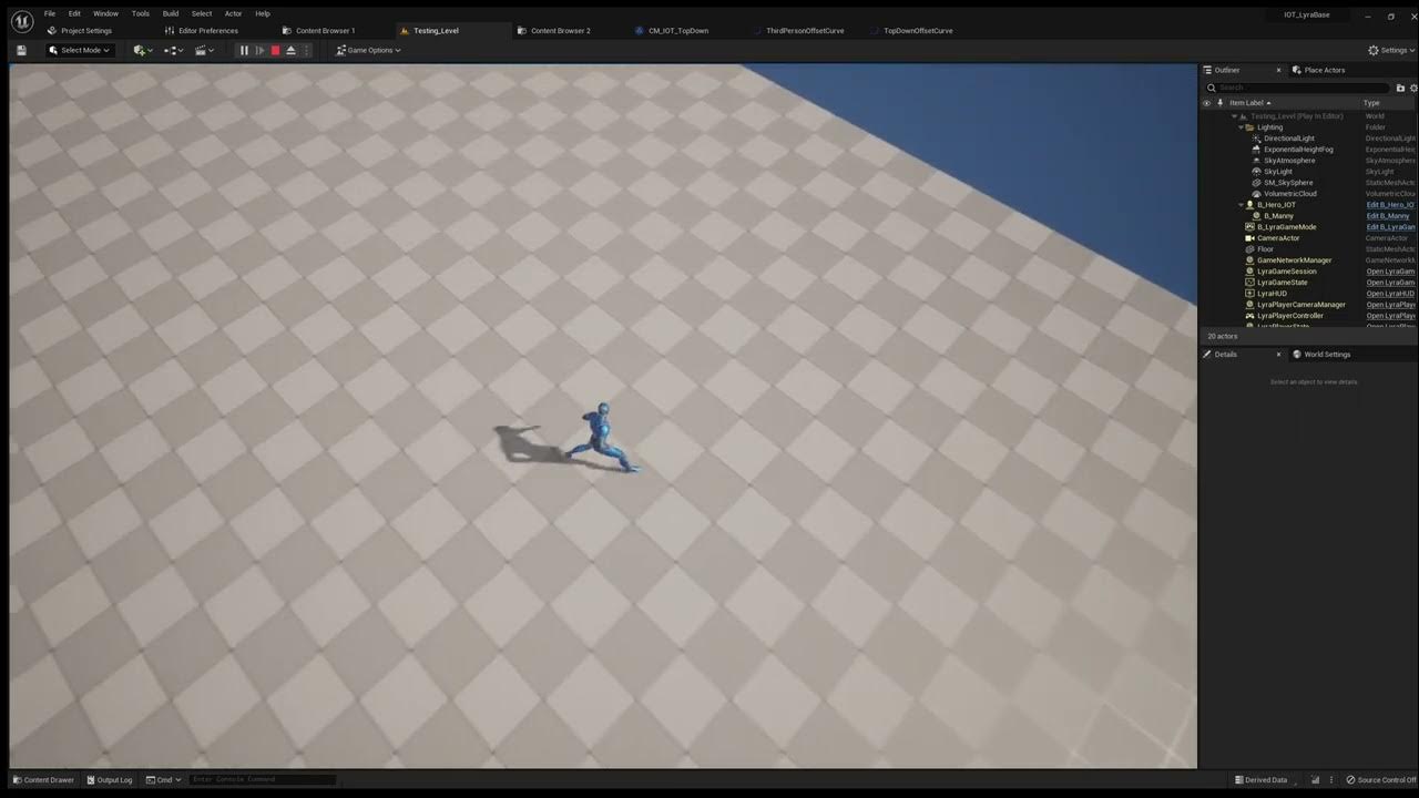 Modding Lyra UE5 Starter Game for my Top Down Game - YouTube