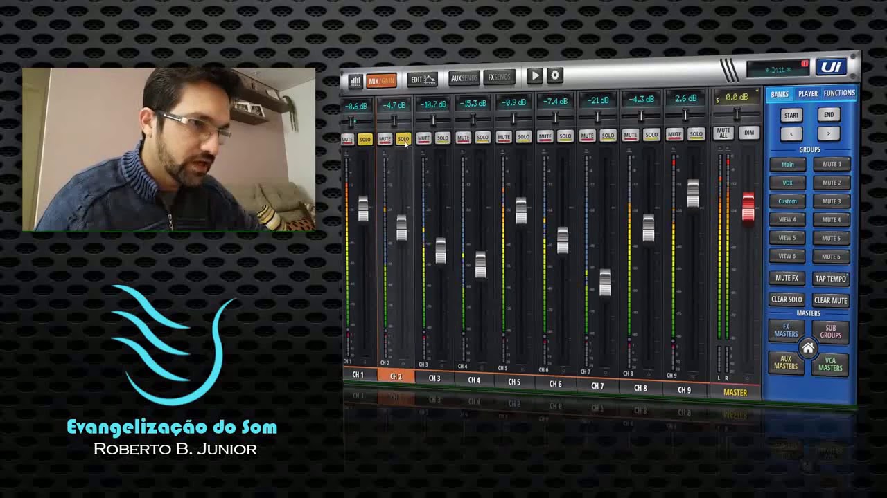 Função SOLO na Ui 12 - Ui16 - Ui24R - Soundcraft - Configuração e Utilização