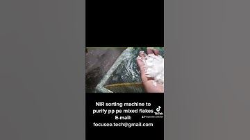 Plastic sorting machine, color sorting machine, material sorting machine