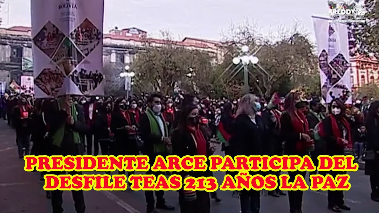 ASI SE LLEVO ACABO DESFILE POR 213 AÑOS DE LA GESTA LIBERTARIA DEL 16 DE JULIO DESDE SEDE GOBIERNO