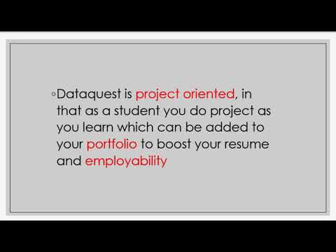 Dataquest for Data Science