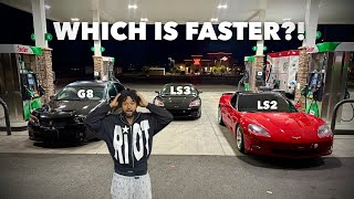 MODDED LS2 C6 vs STOCK LS3 C6 Corvette (This Shocked Me)