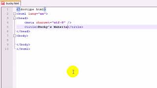 HTML5   2   Creating a Basic Template