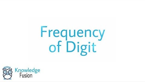 How to calculate the frequency of a digit in a given number using JAVA Programming | ICSE