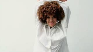 Peachaus - Yew striped woven cotton shirt in Summer Sand Beige