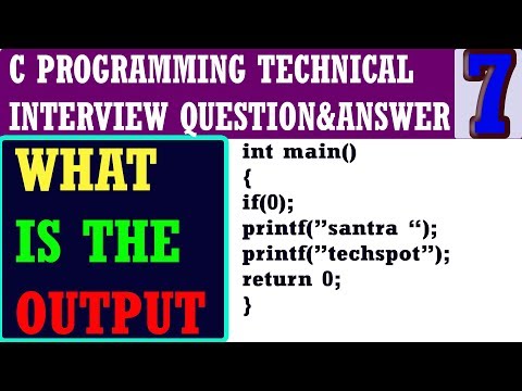 Find The Output of the Program in Tamil