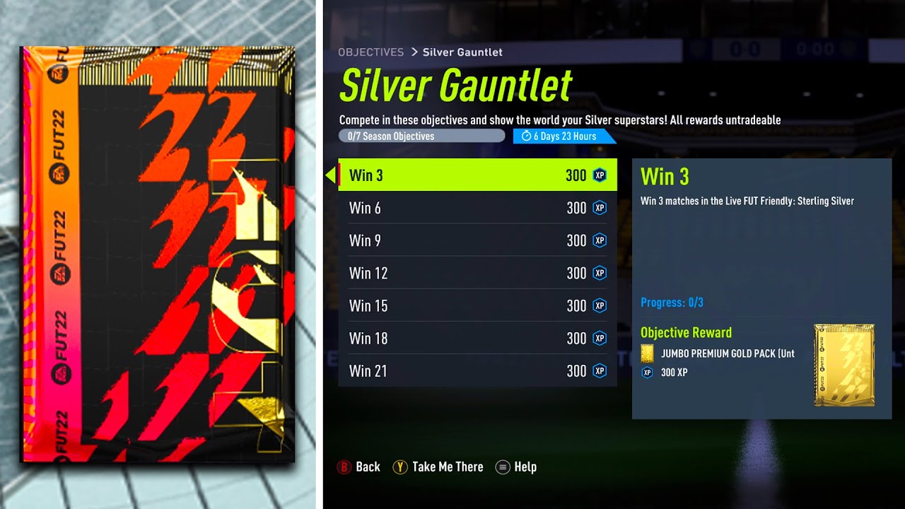 HOW TO COMPLETE SILVER GAUNTLET OBJECTIVES FAST! ⭐ FIFA 22 ULTIMATE TEAM