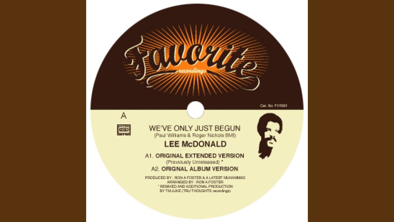 We've Only Just Begun (Extended Original Version)