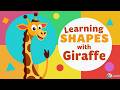 Learning Shapes with Giraffe - Fun Educational Song for Kids #video
