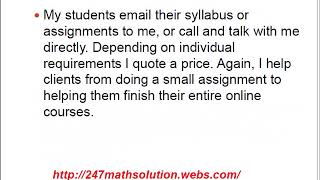 UOP Math 463 Studyplan, Checkpoint, Homework Solution