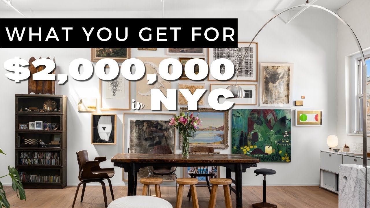 NYC Apartment Tour: A UNIQUE Brooklyn LOFT in Cobble Hill - YouTube