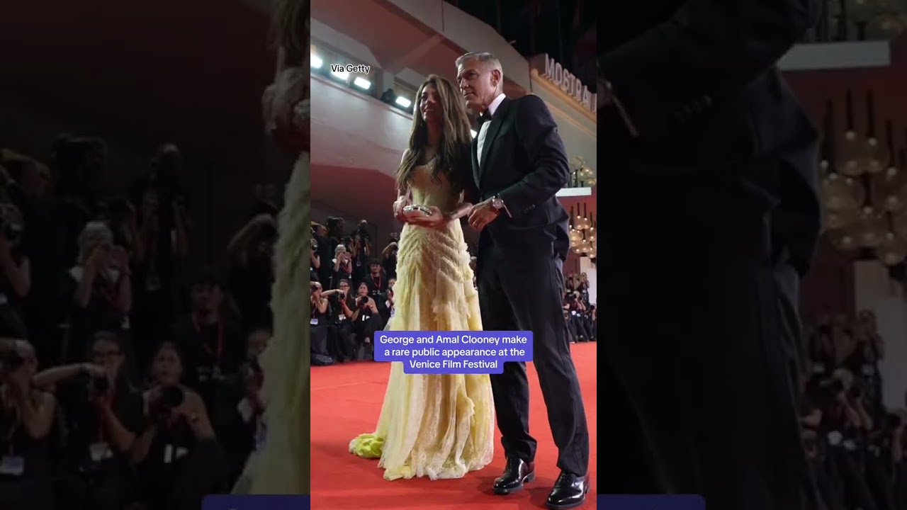 Amal and George Clooney make rare appearance at Venice Film Festival | 