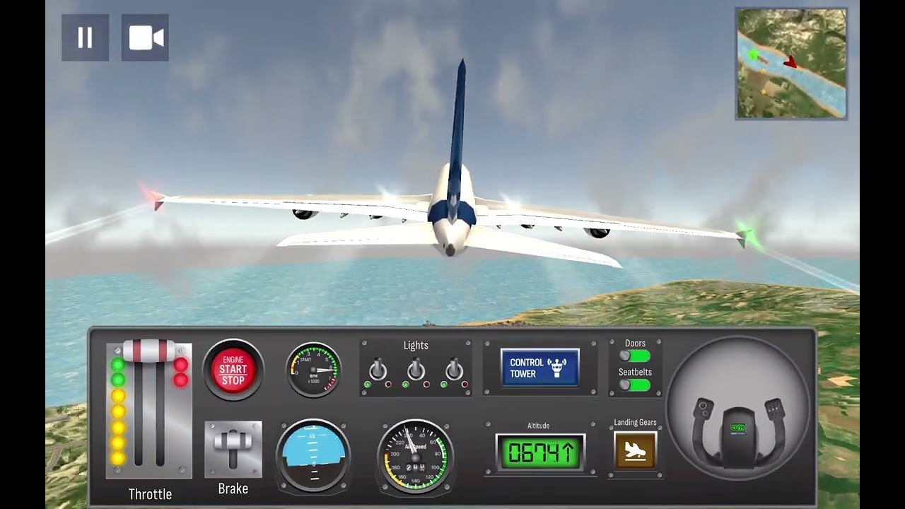 Landing and taking off with the most BIGBACK planes at airplane pro,(sorry for bad writing :d)