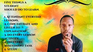 Five things students should do to learn