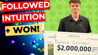 Teenager Wins After Following His INTUITION! (Lottery News)