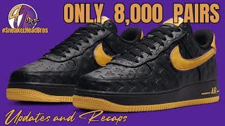 Limited Kobe Air Force 1s/ #Jordan Updates & Recaps/ #Nike #Sneakers #SneakerHeadBros #4SureFamily