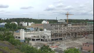 Free Stock Videos and B-Rolls construction sight of a building
