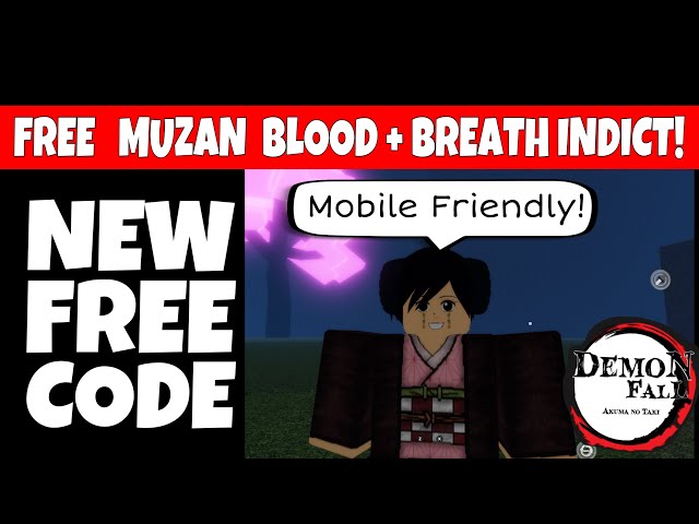 New Code > !code 100KLIKES (Muzan Blood & Breath indict) : r/Demonfall