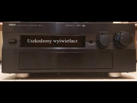 Yamaha DSP A1 and damaged display (no. 270). - YouTube