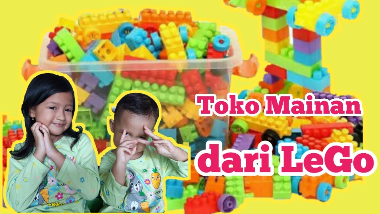 Mainan anak LEGO  bongkar  pasang  Pinky kids YouTube