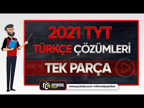 2021 TYT Türkçe  Soruları ve Çözümleri | TEK PARÇA