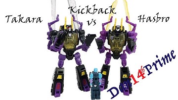 Kickback Transformers Takara Legends vs Hasbro Titans Return