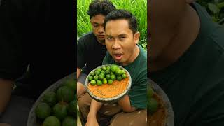 Prank Rujak Jeruk Nipis Manis mukbang makanan makan food eating