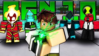 Using BEN 10 MOVESETS in ROBLOX Heroes Battlegrounds screenshot 3