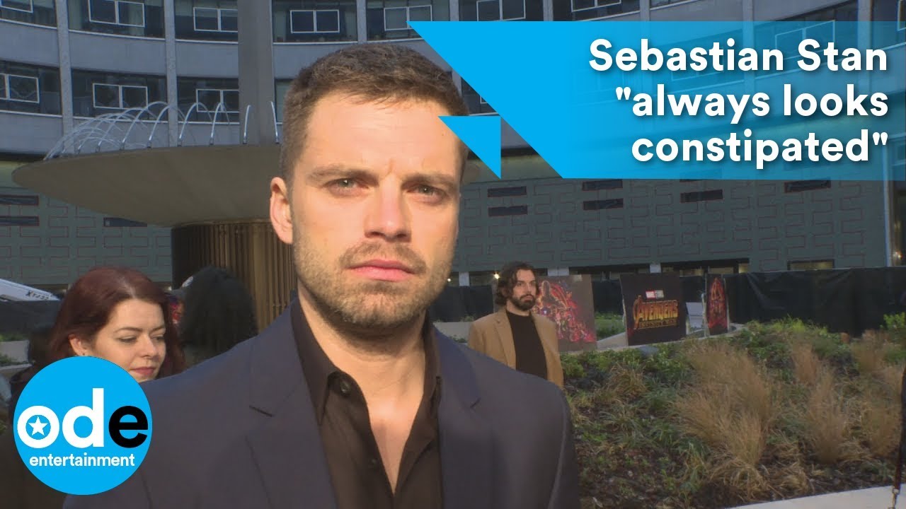 avengers infinity war sebastian stan always looks constipated