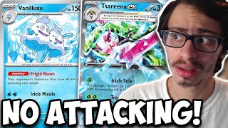 Tsareena ex & Vanilluxe Completely STOPS Your Opponents From Attacking! Coldest Deck On PTCGL