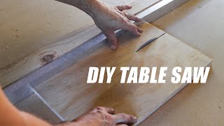 Cheap and Simple Table Saw Build! DIY With A Circular Saw