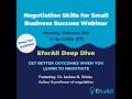 Deep Dive - Negotiation Skills for Small Business