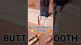 Smooth And Satisfying 🤩 Wood Cutting ASMR 😳🪵🔥 # #woodworking #wood #shorts #trending #asmr #woodwork