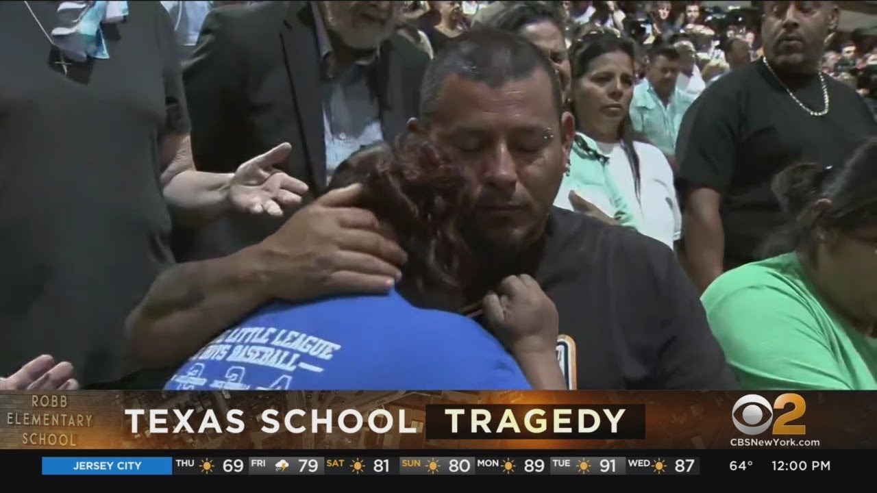 Texas community grapples with school shooting tragedy - YouTube