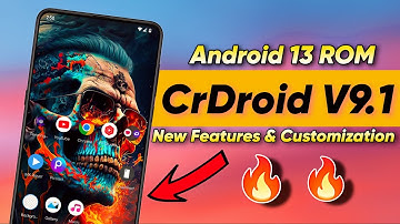 Official CrDroid v9.1 Android 13 ROM 😍 New Changelogs & Features || Full Review Of CrDroid 9.1