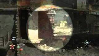 Call of Duty Black Ops - Awsome jump Shot with sniper !!