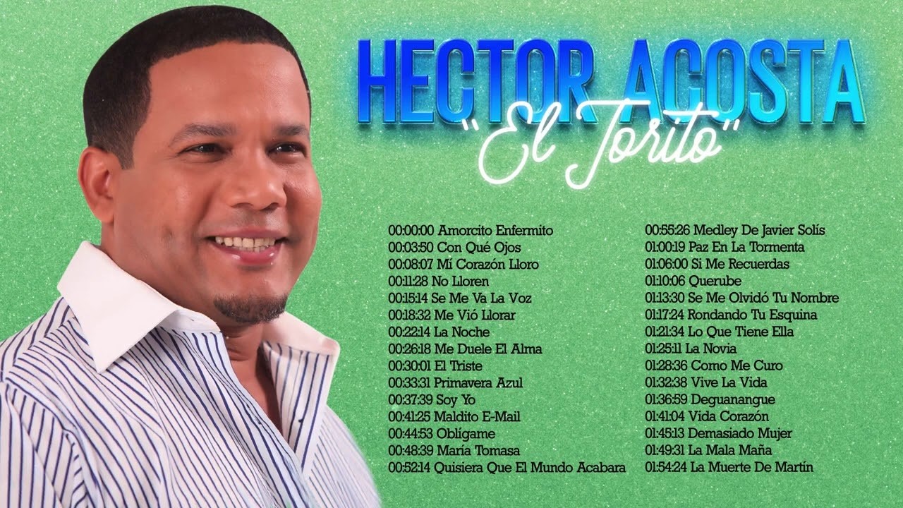 HECTOR ACOSTA SUS MEJORES ÉXITOS - LAS GRANDES CANCIONES EN BACHATA DE HECTOR ACOSTA