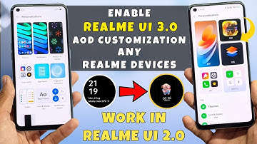 Realme UI 3.0 AOD Customization New Update | Realme 6 Pro/7 Pro/8/8 Pro/X7 | Enable AOD Permanent ⚡⚡