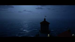 The Fog: KAB Lighthouse | Ocean Waves Fog Horn | Horror Ambience