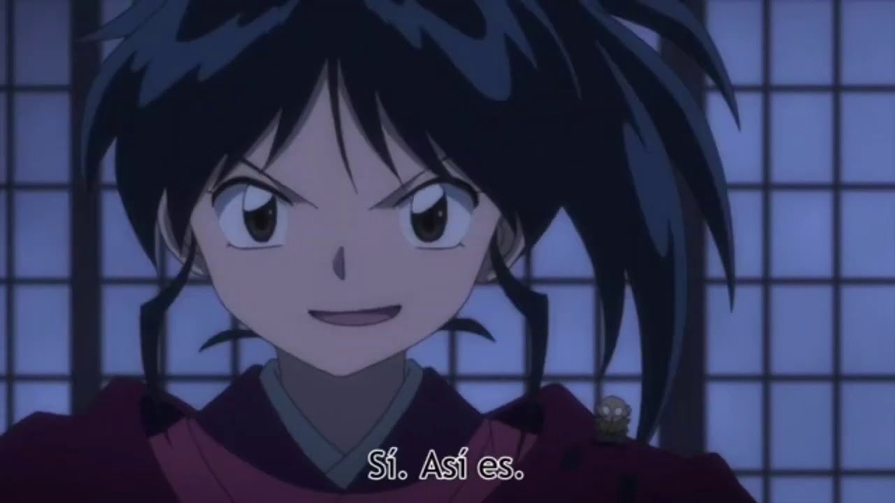 Moroha Se convierte en  Beniyasha // Hanyo no yashahime