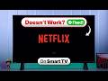 How to Fix Netflix Not Working or Opening on Smart TV!