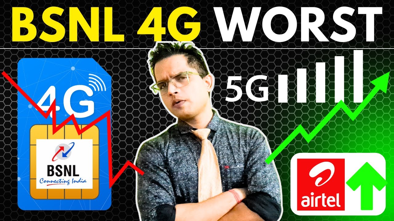 Airtel Vs BSNL 4G Fight | BSNL 4G Network Problem | BSNL 4G Tower Network Issue  