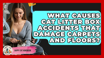 What Causes Cat Litter Box Accidents That Damage Carpets And Floors? - Happy Cat Handbook