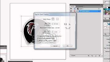 Registration mark creation