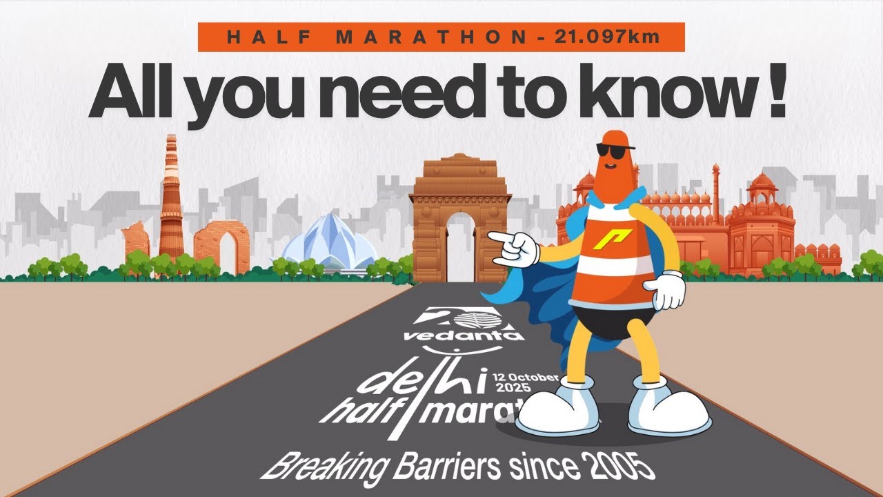 All You Need To Know For 𝐇𝐚𝐥𝐟 𝐌𝐚𝐫𝐚𝐭𝐡𝐨𝐧 (𝟐𝟏.𝟎𝟗𝟕𝐤𝐦) 𝐂𝐚𝐭𝐞𝐠𝐨𝐫𝐲 | Vedanta Delhi Half Marathon