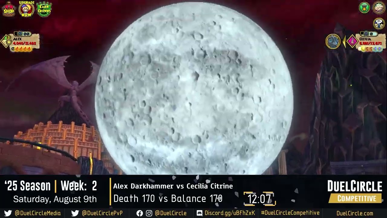 '25 Season: Week 2 Saturday - Alex Darkhammer vs Cecilia Citrine