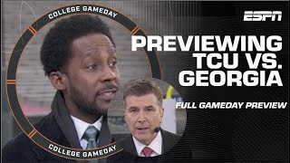 College GameDay FULL PREVIEW of TCU vs. Georgia 🏈 👀