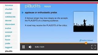 Sadlier vocabulary Unit 1 Part 2